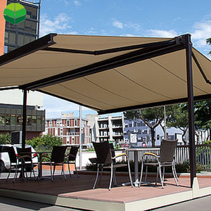 Aluminum Alloy Garden Retractable Travel Trailer Gazebo Pergola Outdoor Retractable <strong>Awning</strong> with <strong>Poly</strong> Sail Material - Product Image 3