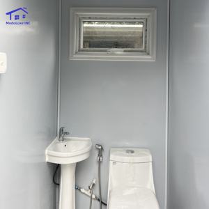 Baños portátiles prefabricados de acero para exteriores a bajo precio, inodoros móviles para eventos. - Product Image 4