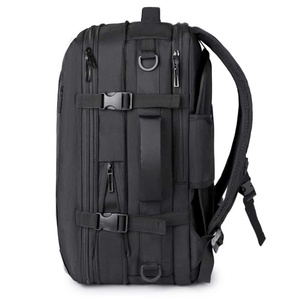 XINGYONZHE Minimalist Softback Backpack 20-37L Waterproof Nylon Unisex Business Laptop <b>Bag</b> Zipper Closure Physiological Curve Ba - Product Image 5
