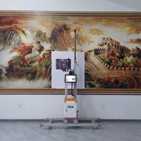Impresora Mural AI 4K HD16 con Extensión Vertical Retráctil, Impresión UV de Alta Definición para Arte en Paredes Altas