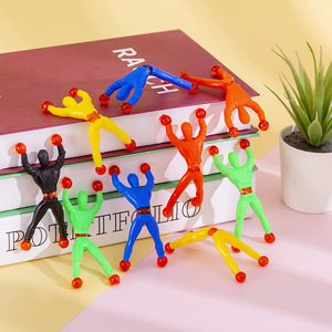 150 Piezas/1 Bolsa de Juguetes Elásticos de Plástico de <span class=keywords><strong>Spiderman</strong></span> para Escalar Paredes, Juguetes Pegajosos Estirables, Juguetes Antiestrés Nostálgicos, Recuerdos para Fiestas Infantiles de 14 Años - Product Image 2