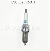 Bougies d'allumage NGK d'origine 1208 ILZFR6D11 pour Haima M6 2013-2020 1.6L HMA GN16-VF