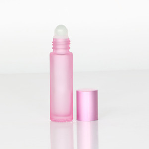 Botellas portátiles vacías de vidrio blanco de 10 ml con tapa para mujeres, para viajes, para usar con aceites esenciales. - Product Image 4