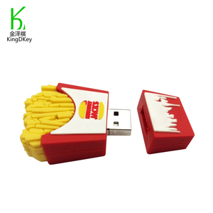 مخصص PVC تصميم مخصص 3D PVC البطاطس المقلية محرك الهامبرغر عصا الذاكرة المخابز هدية شخصية - Product Image 2