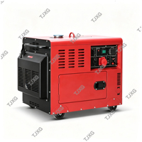 Generator diesel silent 3kw 5kw 8kw 10kw 5kva 7kva 8kva 10kva 50hz/60hz, generator listrik portabel untuk rumah