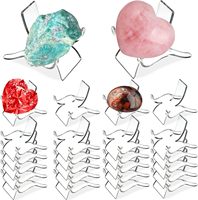 Présentoirs modernes en acrylique transparent de haute qualité avec 6 étagères pour pierres précieuses, faciles à assembler, vente en gros