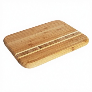 Tabla de Cortar Rectangular de Bambú Natural Orgánico Naixin, Tabla de Cortar de Madera Ecológica de una Sola Pieza, Utensilios de Cocina, Apta para Alimentos - Product Image 4