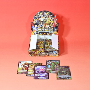 Cartes à Collectionner Holographiques Anime Personnalisées OEM, Cartes de Jeu en Papier Imprimées avec Logo Personnalisé et Emballées en Boîte - Product Image 5