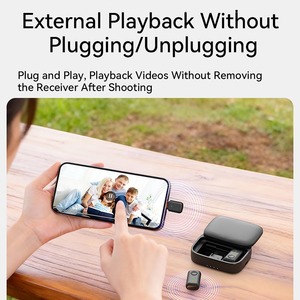 A1 BT Microphone từ tính không dây 2.4G ANC giảm tiếng ồn truyền dẫn đường dài - Product Image 5