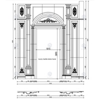 Projet de revêtement de sol en marbre pour villa à domicile au Qatar, jet d'eau décoratif, murale en marbre de luxe, colonne en pierre