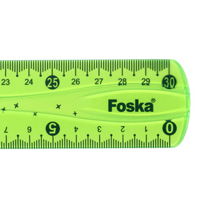 Righelli Trasparenti Verdi in PVC Morbido Infrangibile con Scala in Pollici e Centimetri <span class=keywords><strong>per</strong></span> Scuola e Ufficio - Product Image 3