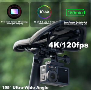 Cámara de Acción <span class=keywords><strong>Osmo</strong></span> Action 4 Combo para Motociclismo/Ciclismo de Montaña, Cámara de Viaje <span class=keywords><strong>4K</strong></span>, Sensor de 1/1.3 Pulgadas, Cámara de Acción Resistente al Agua - Product Image 5