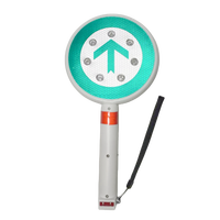Vente chaude Pas Cher STOP & GO Panneau de Signalisation Haute Luminosité LED Route Stroboscopique Voyant PE Matériel
