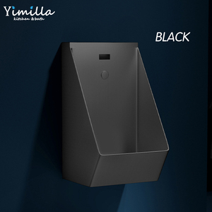 Baño público de alta calidad 304 Acero inoxidable duradero montado en la pared sensor urinario para hombres lavado por gravedad - Product Image 4