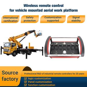 Leviers de commande hydraulique proportionnels sans fil étanches IP65, télécommande, portée fixe de 5 km pour la construction universelle - Product Image 6
