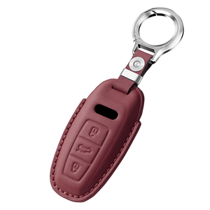 Housse/Sac/Étui à clés de voiture adapté à l'Audi A7, en cuir de vachette pleine fleur, étui à clés haut de gamme et accessoires intérieurs de voiture. - Product Image 1