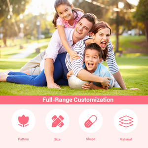 Bluenjoy Bán Buôn Biểu Tượng Tùy Chỉnh Dễ Thương Phim Hoạt Hình Đầu Tiên Dính Bandage Thoáng Khí Vết Thương Thạch Cao Đầy Màu Sắc In Y Tế Band-Aid - Product Image 6