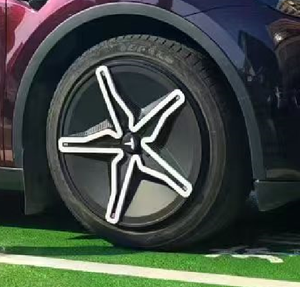 New Hub Cap <b>Wheel</b> Cover 18-20 Inch Full <b>Wheel</b> for 2019-2025 Tesla Model 3 <b>Replacement</b> with Black Finish ABS+PC Material - Product Image 1
