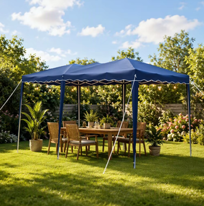 Tonnelle pliante 3x6M, tente pop-up avec bord festonné, imperméable, en acier thermolaqué, quatre saisons, pour jardin, fête, terrasse, Europe - Product Image 1