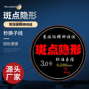 Juego de Líneas de Pesca Invisibles Boyuan Spotted 3.0, 0.286mm, Monofilamento de Alta Resistencia, Línea Principal para Estanques y Embalses - Product Image 1