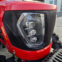 Tracteurs Agricoles 4RM 50 CV 55 CV 60 CV Économes en Énergie avec Remorque, Cultivateur Rotatif et Semoir