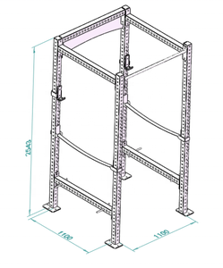 Aangepaste Cross Fitness Muur Gemonteerde <span class=keywords><strong>Rigs</strong></span> Aap Gym Power Rack - Product Image 4