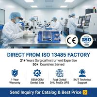 Ensemble d'instruments dentaires vétérinaires CE ISO, kit complet de chirurgie dentaire pour petits animaux, kit d'extraction dentaire de qualité supérieure