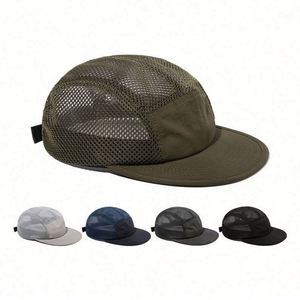 Japanese Style Quick-drying Outdoor Breathable Baseball Cap Mesh <b>Flat</b> Bill Sports Cap Camping <b>Hats</b> - Product Image 1