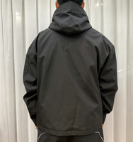 Veste imperméable unisexe coupe-vent personnalisée 2026 avec capuche zippée et fonction de changement de couleur à l'eau