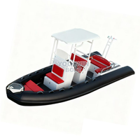 Marine Grade 700 Wassersport Pulverbeschichteter Aluminium-Rumpf Gommone Charter Schlauchboot Preis