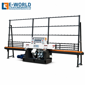 Máquina de Pulir Vidrio de 4 Cabezas, Recta, Automática, 380V, para Procesamiento de Vidrio Plano, Directo de Fábrica - Product Image 1