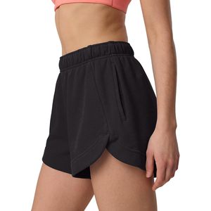 Shorts Deportivos para Mujer FOXA, Cintura Elástica de Altura Media, Corte Delfín con Bolsillos, para Correr, Gimnasio y Entrenamiento - Product Image 1