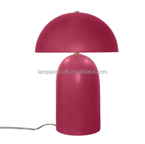 Brown Metal Mushroom Table Lamp for Hotel Guestroom Living Room Bedroom Room Office Home Lighting Decoration - Product Image 4