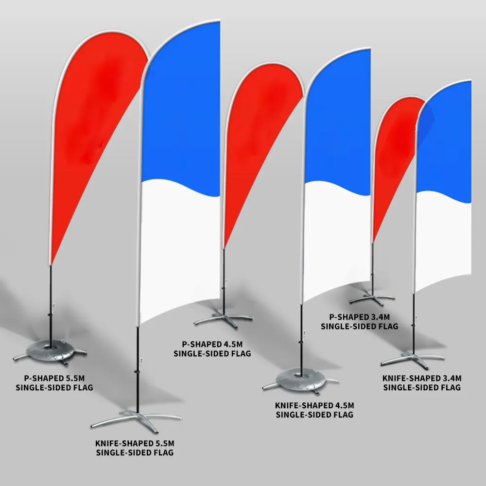 AI-MICH 도매 비행 배너 비즈니스 비치 플래그 키트 인쇄 프로 모션 광고 바람 야외 사용자 지정 깃털 플래그