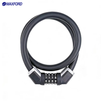 MAXFORD Verrouillage à code rond de sécurité, accessoire pour scooter électrique, antivol, verrouillage portable à mot de passe, pièces de rechange pour vélo, portable