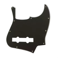 Black 3Ply 10 Hole 4 String J Bass Guitar Scratch Plate Pick Guard Jazz Guitar Pickguard for Electric Bass Guitar Parts