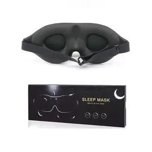 100% Blackout 3D Sagomato Maschera per Gli Occhi per Dormire Eyemask con Cinghia Regolabile