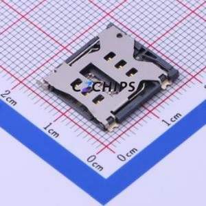 SNO-019 SIM Card Connector SMD Connector Card Tray Type Nano SIM Card Card Holder No Card Detection - Product Image 1