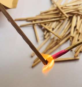 Allume-<span class=keywords><strong>feu</strong></span> en <span class=keywords><strong>bois</strong></span> naturel avec cire <span class=keywords><strong>de</strong></span> paraffine, faciles à allumer, pour barbecue et cuisine extérieure - Product Image 5