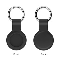 Housse en silicone souple pour AirTag Anti-perte Flexible Pets Key Ring Cover for Airtag Dog Cat Keychain Housse en silicone pour Airtag Case