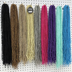 100g trenzas afro Zizi dans le cul Jumbo micro Zizi trenzas Trade Faux en Plastique trenzas Zizi <span class=keywords><strong>Rubio</strong></span> Box trenza Ariel hair - Product Image 1