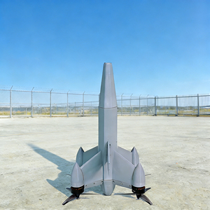 Nuevo dron de ala fija tipo cohete, velocidad de 300 km/h, máquina de vuelo transversal tipo cohete, guía GPS con IA, baja resistencia al viento, carga útil de 1 kg, FPV UAV - Product Image 2