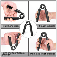 Kepler - Expansor de Mano Ajustable de Aleación de Aluminio, 50LBS-300LBS, Patrón Antideslizante, Portátil, Resistente, para Muñeca y Antebrazo