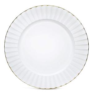 Assiette de présentation carrée en plastique écologique de 13 pouces, dorée, de haute qualité, pour mariage, avec impression bronzante, vente en gros à prix abordable - Product Image 1