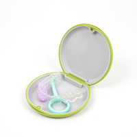 Boîte dentaire mince à fermeture magnétique, autoclavable, pour aligneurs et gouttières orthodontiques