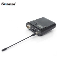 Microphone sans fil pour saxophone Sinbosen A-100D professionnel avec clip de cou et récepteur