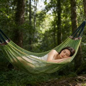 Hamaca de Camping Portátil Moderna de Alta Calidad, de Nailon, con Capacidad de Peso de 150 kg, para 1 Persona, para Todas las Estaciones, de Secado Rápido - Product Image 5