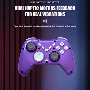 <span class=keywords><strong>Manette</strong></span> sans fil X6 pour Switch, ordinateur, PC, Android 2.4G/ <span class=keywords><strong>Manette</strong></span> de jeu <span class=keywords><strong>deux</strong></span>-en-un avec support et vibration - Product Image 4