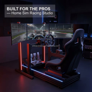 Cockpit de simulateur de conduite de voiture <span class=keywords><strong>SIM</strong></span> <span class=keywords><strong>Racing</strong></span> Rig, argenté, kit 4040 4080 40120 40160, cadres en aluminium noir - Product Image 3