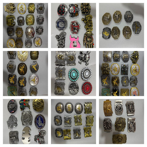 Boucles de Ceinture Tête de Vache Western en Alliage de Zinc Lisse Variées, Accessoires Plaqués Bronze pour Soins des Chevaux et Bovins - Product Image 3